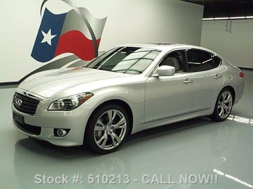 2012 infiniti m37 sport sunroof nav vent seats 20&#039;s 14k texas direct auto