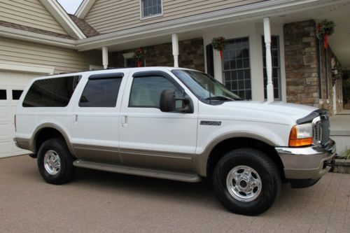 2001 ford excursion limited 7.3l diesel 111k actual mile 4x4 pristine no reserve