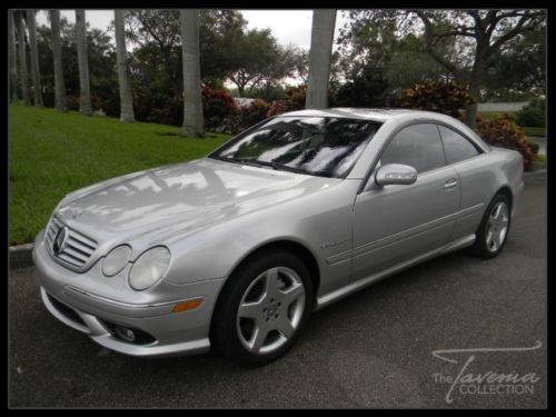 03 cl55 amg clean carfax keyless go navigation parktronic xenon fl