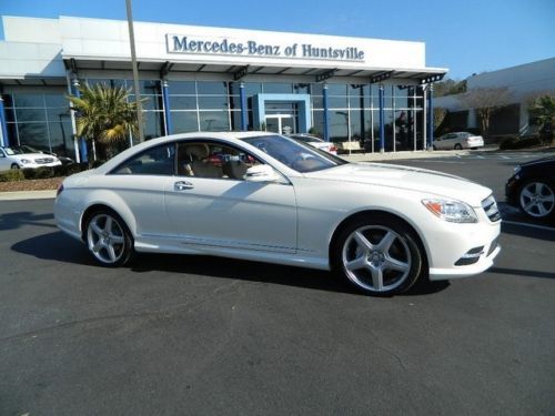 Cl 550 diamond white cashmere leather new sport  pkg amg  drivers assistance