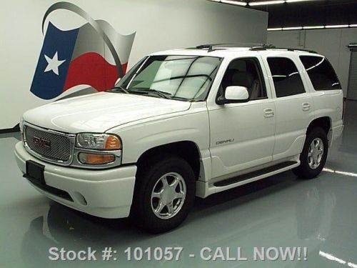 2006 gmc yukon denali awd leather sunroof nav dvd 67k texas direct auto