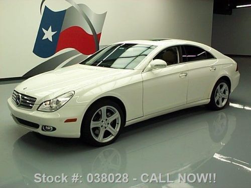 2006 mercedes-benz cls500 sunroof nav vent seats 37k mi texas direct auto