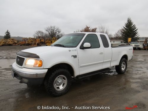 F150 xlt pickup truck 6&#039; bed 4x4 extended cab ac auto triton v8 bidadoo