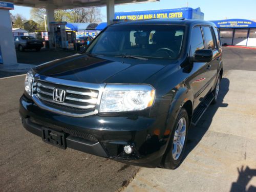 2012 honda pilot ex-l sport utility leather seats sunroof no reserve salvage