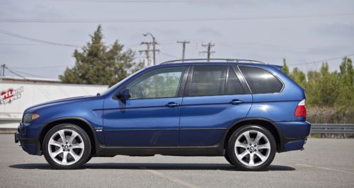 2006 bmw x5 4.8is le mans blue