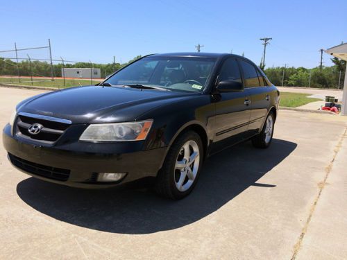 2006 hyundai sonata lx sedan 4-door 3.3l w/leather &amp; sunroof | low reserve