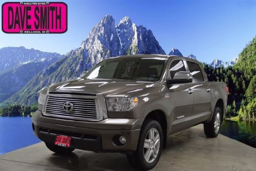 11 tundra ltd 4x4 crewmax auto heated leather seats sunroof tonneau cover