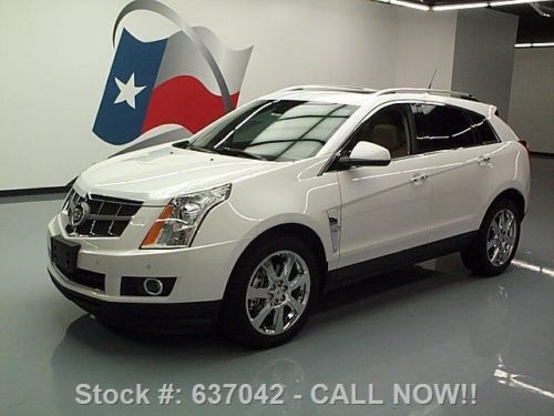 2011 cadillac srx performance pano sunroof nav 11k mi texas direct auto