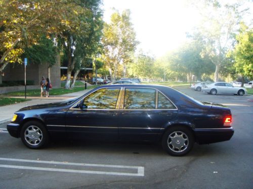 Sell used 1995 MERCEDES BENZ S500 ONLY 67K ORIGINAL MILE DIPLOMAT BLUE ...