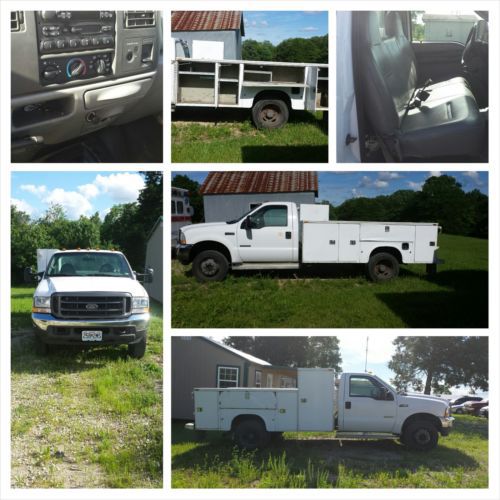 2003 ford f450 diesel truck w/utility bed