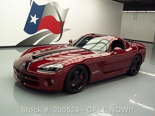 2008 dodge viper srt-10 coupe 600 hp nav venom red 22k texas direct auto