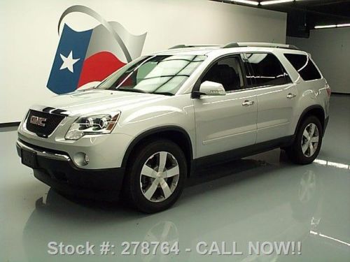 2011 gmc acadia slt 7-pass htd leather nav rear cam 29k texas direct auto