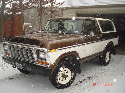 1979 ford bronco custom sport utility 2-door 5.8l