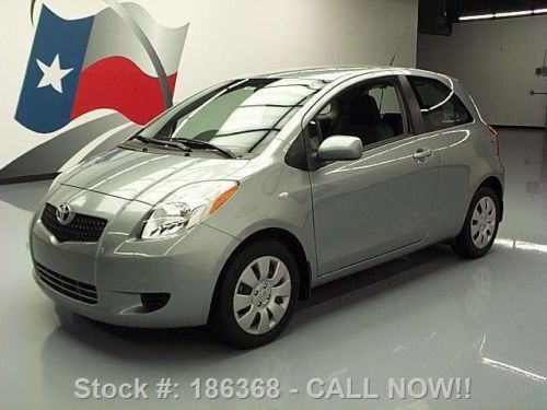 2008 toyota yaris hatchback 5-spd cd audio 1-owner 34k texas direct auto