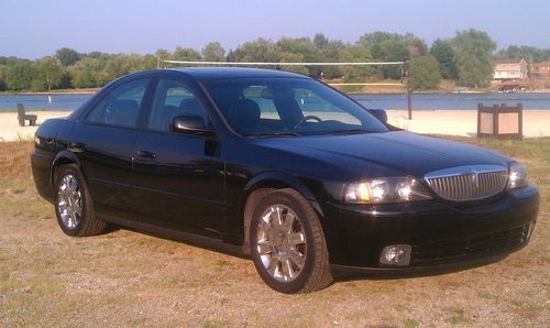 Black 2003 lincoln ls premium sport sedan 4-door v8 3.9l/navigation