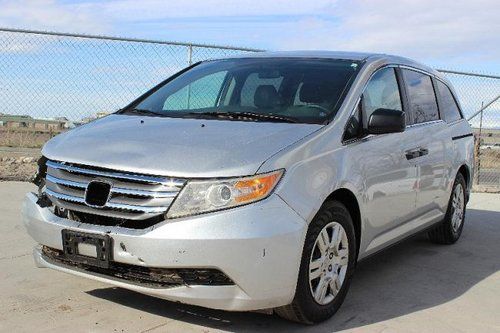 2012 honda odyssey lx damaged rebuilder loaded runs! only 5k miles wont last!!!