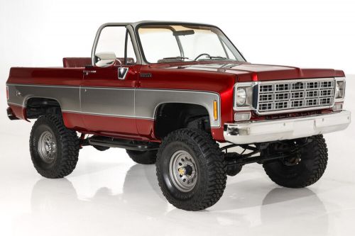 1975 gmc jimmy 4x4 350 4-speed ps pb fully topless