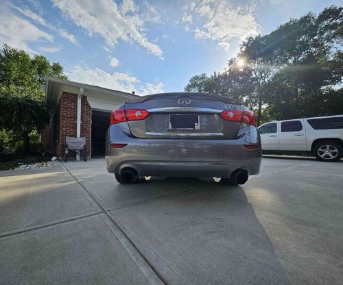 2016 infiniti q50 red sport 400 awd engine 30k miles &amp; new twin turbos! 1 owner!