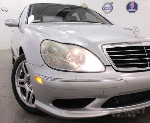 We finance 2003 mercedes-benz s55 amg clean carfax warranty navi htdsts massage