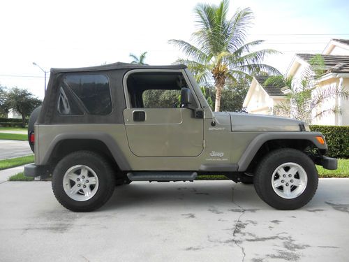 2005 jeep wrangler tj sport 4.0l