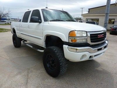 4x4 6" lift 20" wheels crew cab  diesel cd keyless entry air conditioning