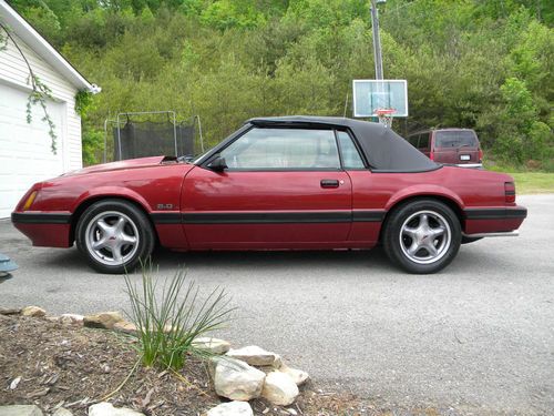 1986 ford mustang lx convertible--306!