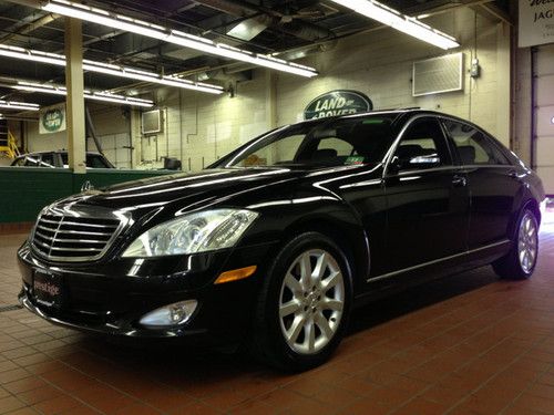 Mercedes s550 4-matic black/black navigation 1 owner clean carfax