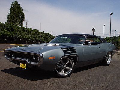 1971 plymouth road runner 383 v8 4-speed w/ buildsheet