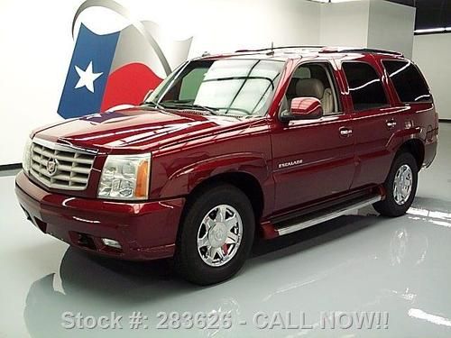 2003 cadillac escalade awd 7 pass sunroof htd seats 79k texas direct auto