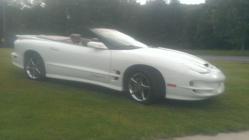 1999 pontiac firebird trans am firehawk convertible 2-door 5.7l, ls1, bone stock