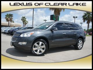 2009 chevrolet traverse  ltz leather navigation one owner clean carfax