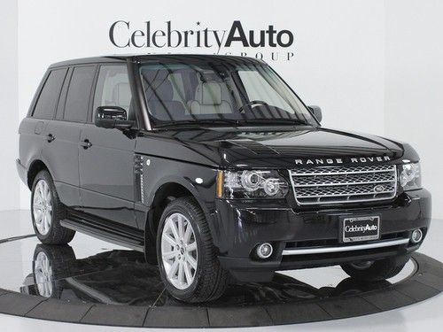 2012 land rover range rover sc silver pkg black/ivory