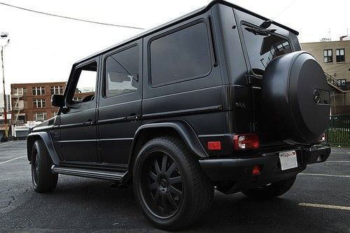 2011 mercedes-benz g-class g55 amg suv matte black custom