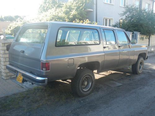 1980 chevrolet suburban k20 4x4 v8 350cui