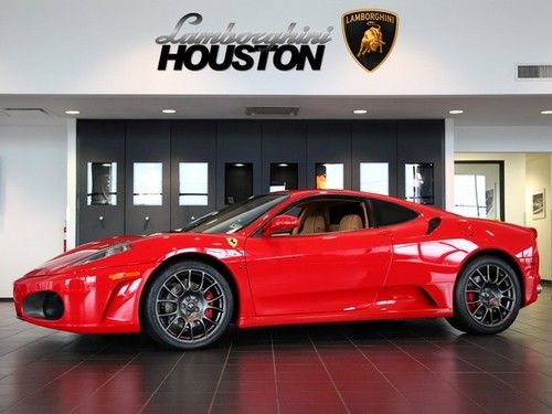 2006 ferrari f430 430 f1 coupe red tan loaded w/ options and extras