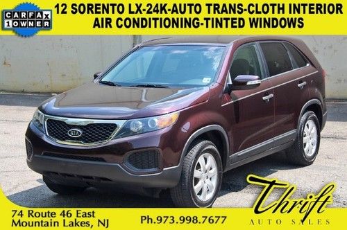 12 sorento lx-24k-automatic trans-cloth interior-air conditioning-tinted windows