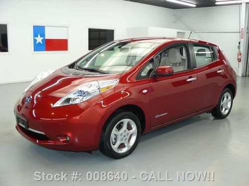 2011 nissan leaf sl zero emissions nav rear cam 1k mi!! texas direct auto