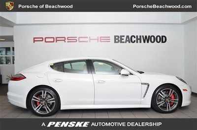 Turbo, pdk, low miles 4.8l v8 turbo carrara white, porsche certified!