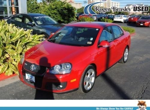 08 volkswagen gli red 6-speed heated mirrors cruise control tpms satellite radio