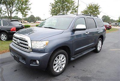 2008 toyota sequoia platinum v8 4wd nav dvd  htd/cooled seats  nc we take trades