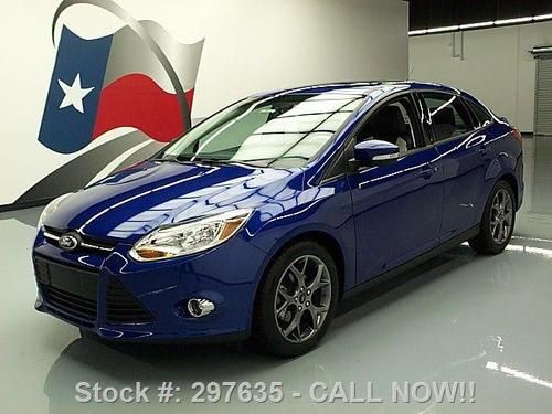 2013 ford focus se sedan automatic leather sunroof 4k! texas direct auto