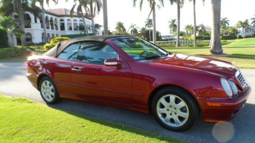 2002 mercedes clk320 convertible