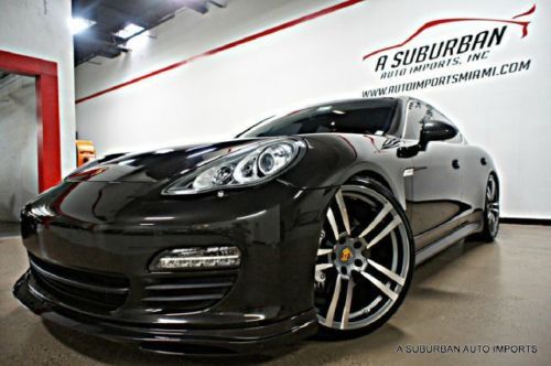 2010 porsche panamera s v8 upgrades 22&#034; rims black wood trim chrono stunning wow