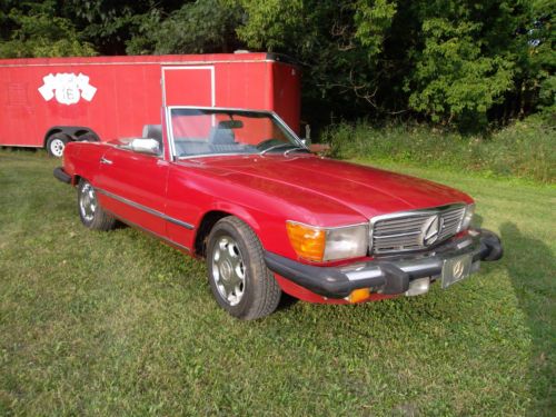 1983 mercedes benz 380 sl convertible