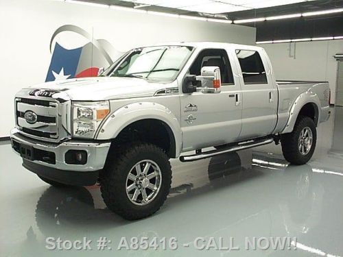 2013 ford f250 lariat crew 4x4 lift altitude pkg nav 9k texas direct auto