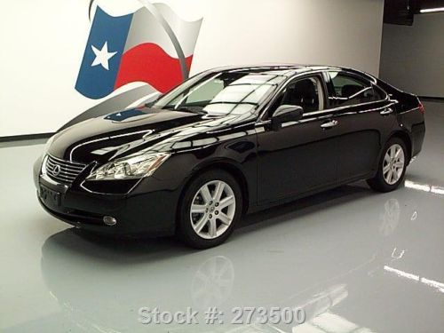 2008 lexus es350 sunroof climate leather blk on blk 50k texas direct auto