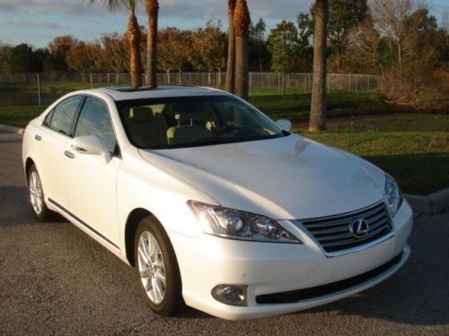 2012 lexus es 350 navigation with 3 year 100,000 mile warranty