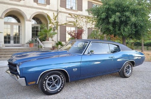 1970 chevelle ss396 &amp; th400 - restored numbers matching with build sheet &amp; opts!