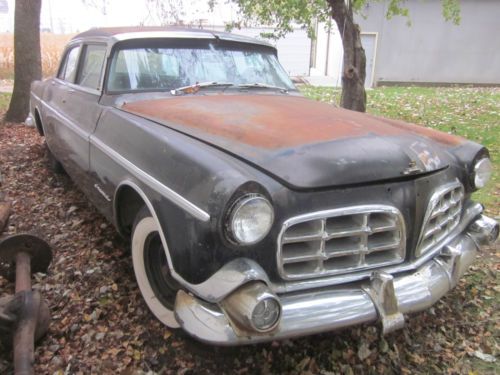 1955 chrysler imperial base sedan 5.4l v8 project car. needs restoration, parts