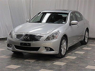 2011 infiniti g37x awd 40k bose camera 6cd sunroof heated seats